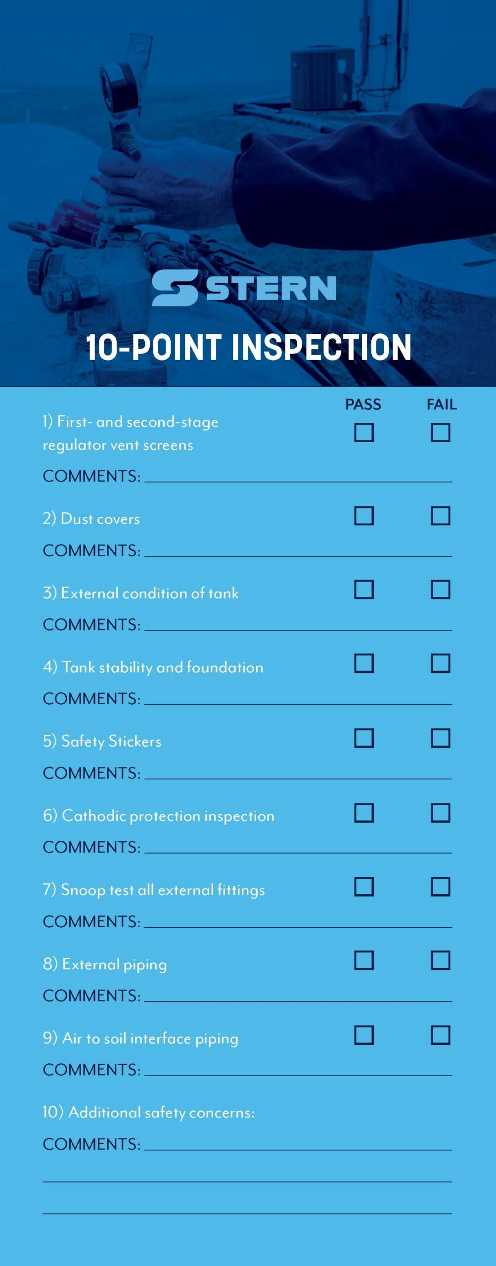 Propane Safety Checklist